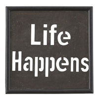 Thumbnail for Life Happens Galvanized Sign Park Designs - The Fox Decor