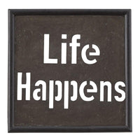 Thumbnail for Life Happens Galvanized Sign Park Designs - The Fox Decor