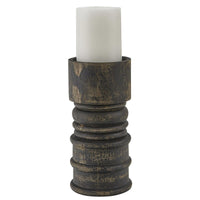 Rustic Candlestick Black - Short Park Designs - The Fox Decor
