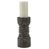 Thumbnail for Rustic Candlestick Black - Tall Park Designs - The Fox Decor