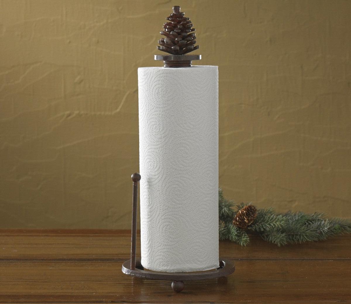 Pinecone Paper Towel Holder - Park Designs - The Fox Decor