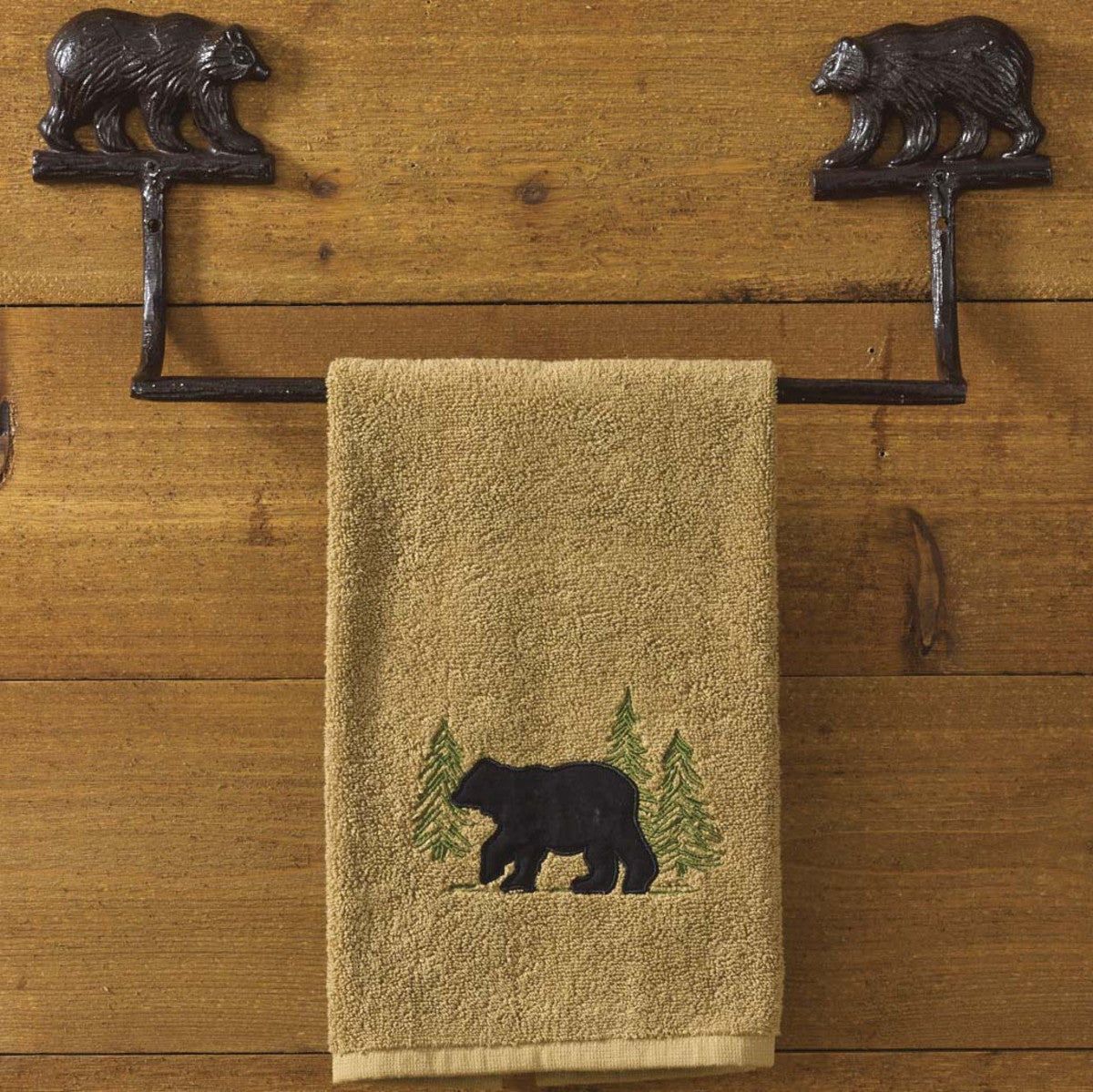 Cast Bear Towel Bar - 16" Park Designs - The Fox Decor