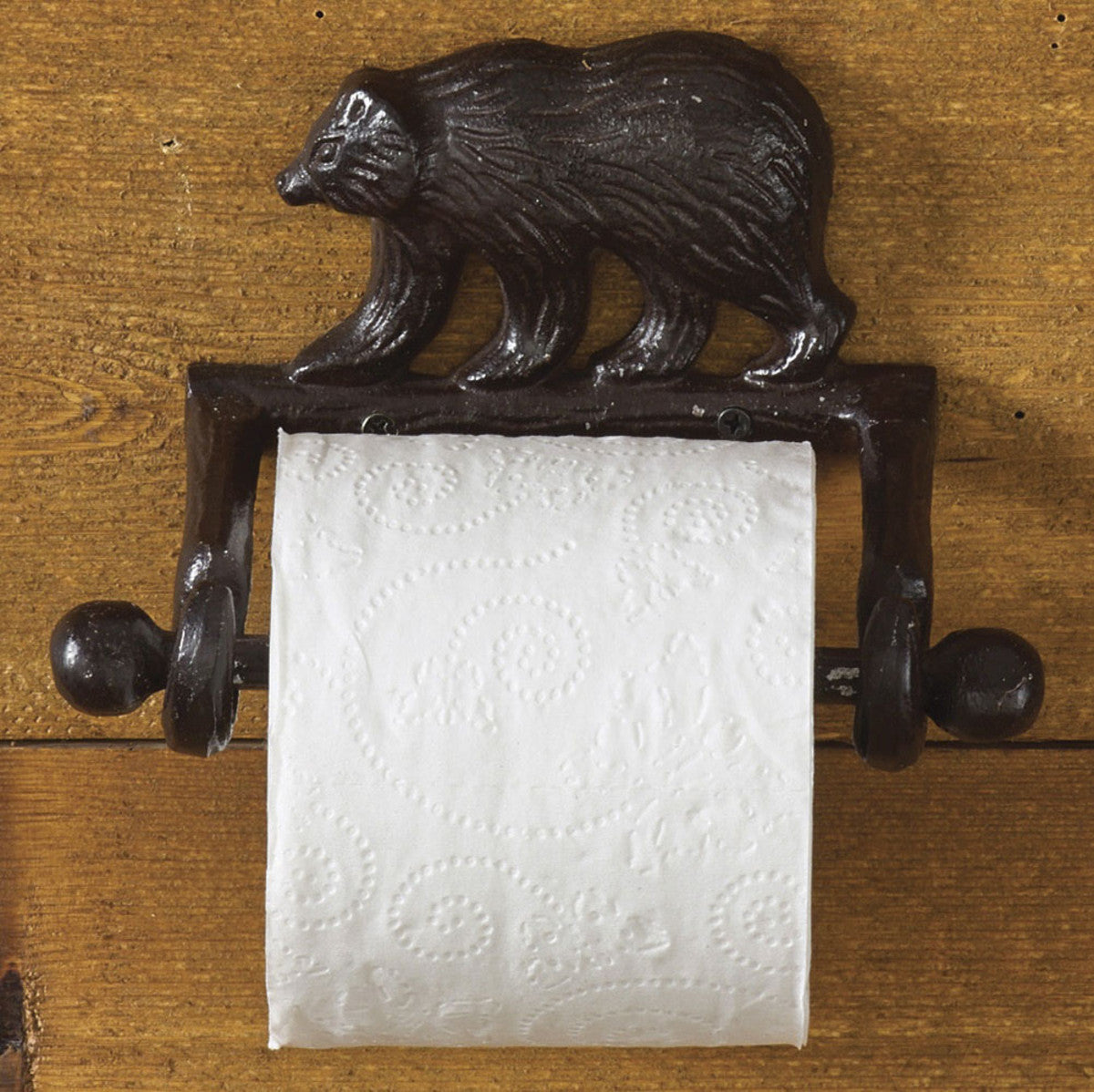Cast Bear Toilet Tissue Holder - Park Designs