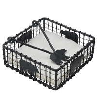 Black Bear Wire Beverage Napkin Holder - Park Designs - The Fox Decor