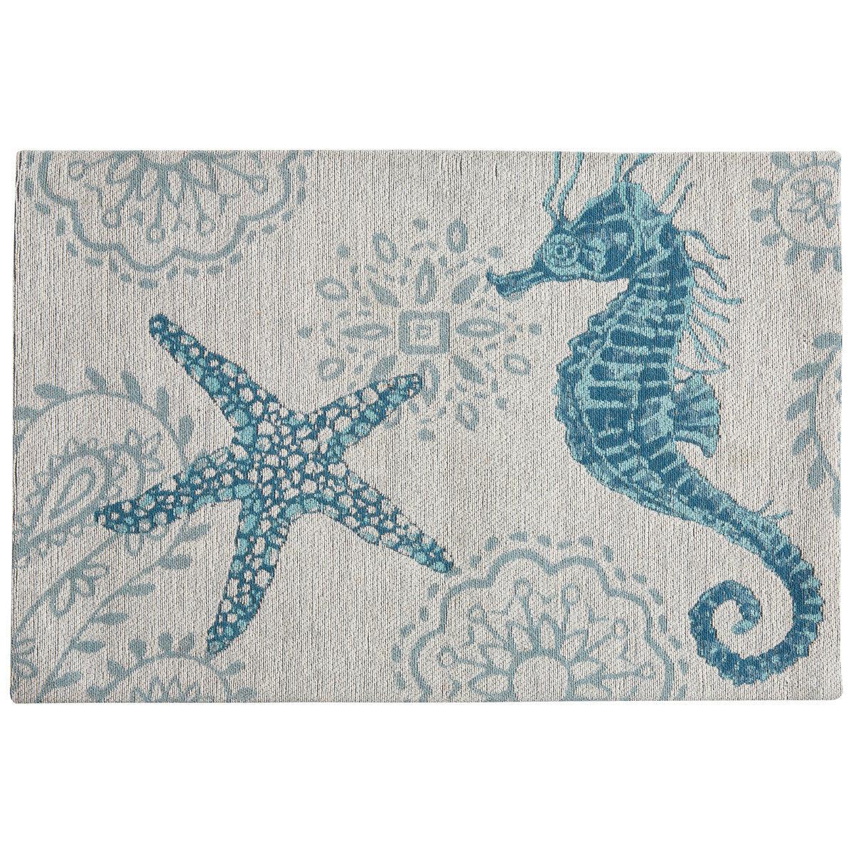 Under The Waves Woven Rug 2' x 3' - Set of 2 Park Designs - The Fox Decor