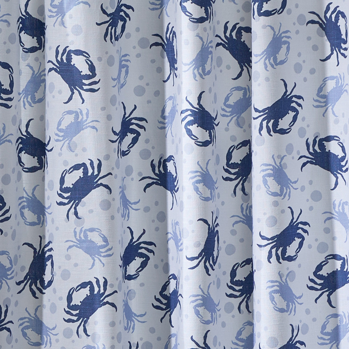 Blue Crab Shower Curtain 72" X 72" - Set of 2 Park Designs