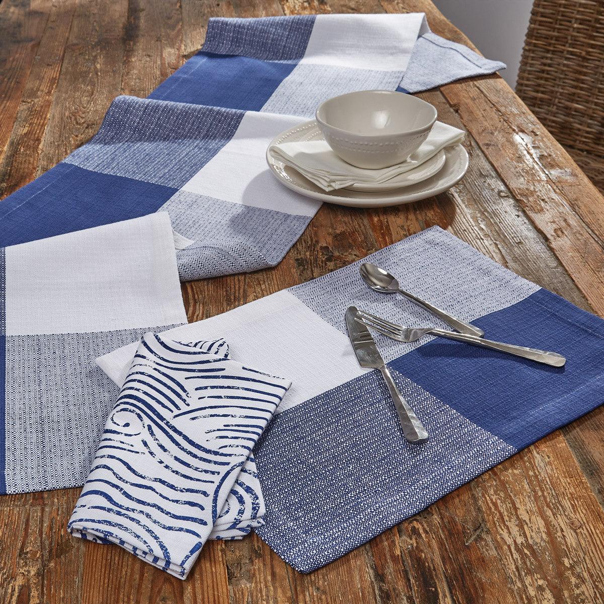 Block Check Woven Placemat - Set of 4 Park Designs - The Fox Decor