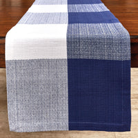 Block Check Woven Table Runner 72