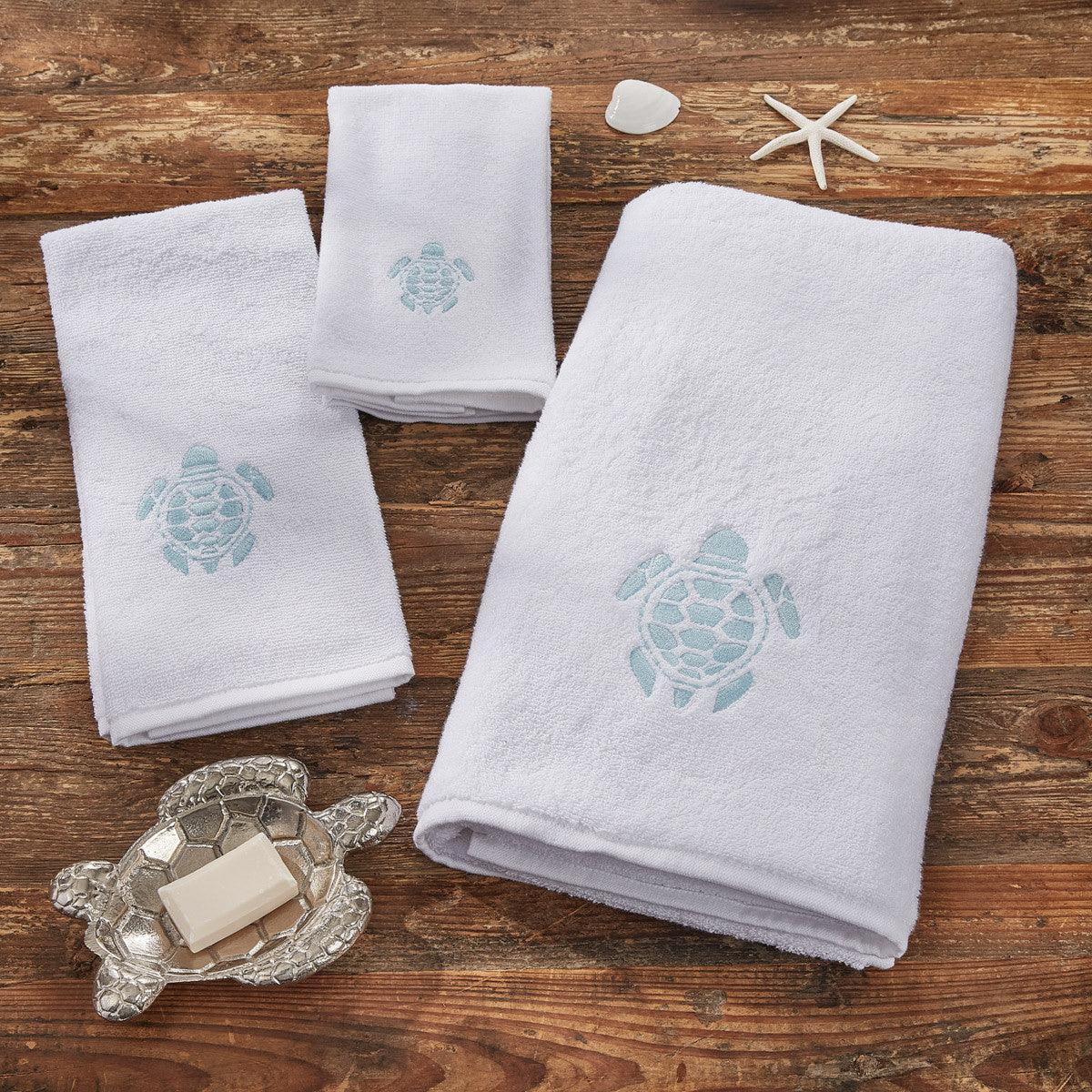 Turtles Fingertip Towel - Set of 4 Park Designs