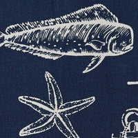 Thumbnail for Captain's Quarters Dishtowel - Navy Set of 2 Park Designs - The Fox Decor
