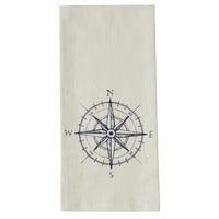 Thumbnail for Captain's Quarters Compass Dishtowel - Set of 3 Park Designs - The Fox Decor
