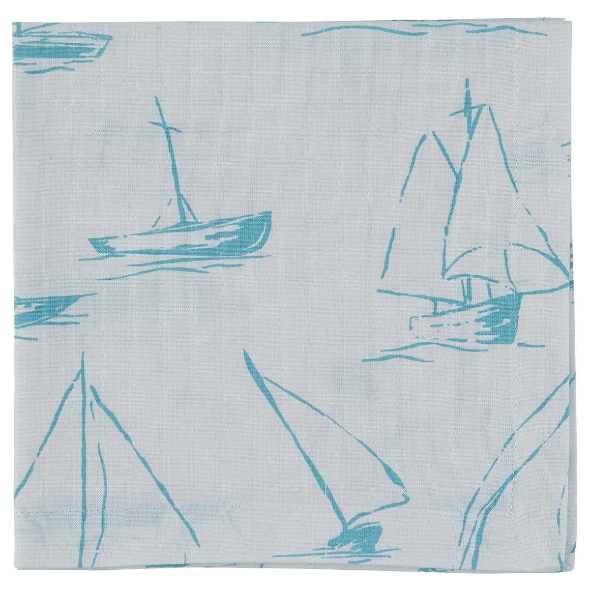 Sailboats Napkin - Sky Set of 4 Park Designs - The Fox Decor