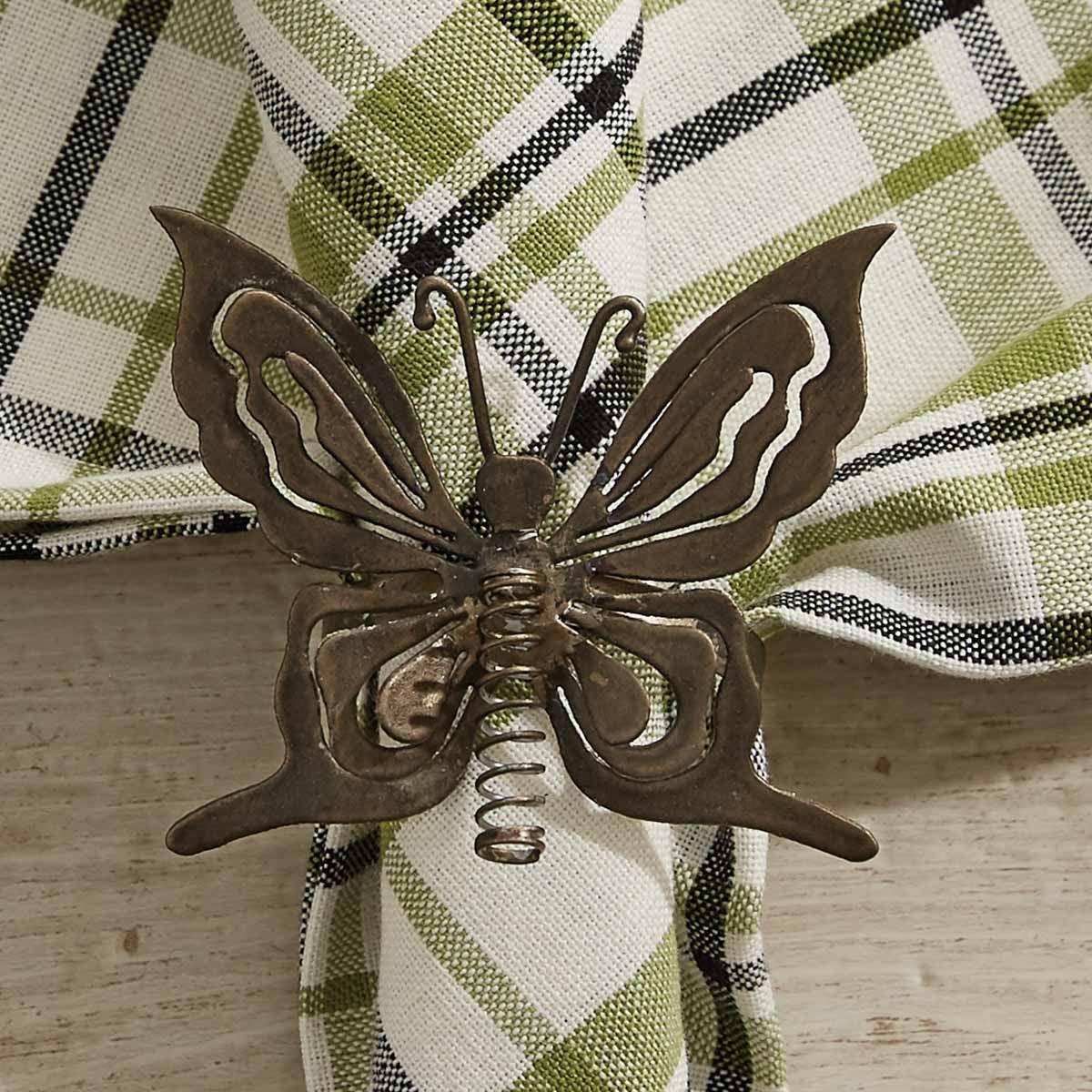Butterfly Napkin Ring - Set of 6 Park Designs - The Fox Decor