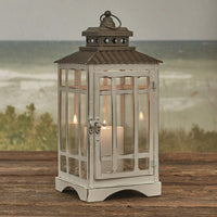 Thumbnail for White Lantern - Large 14x6 - Park Designs - The Fox Decor