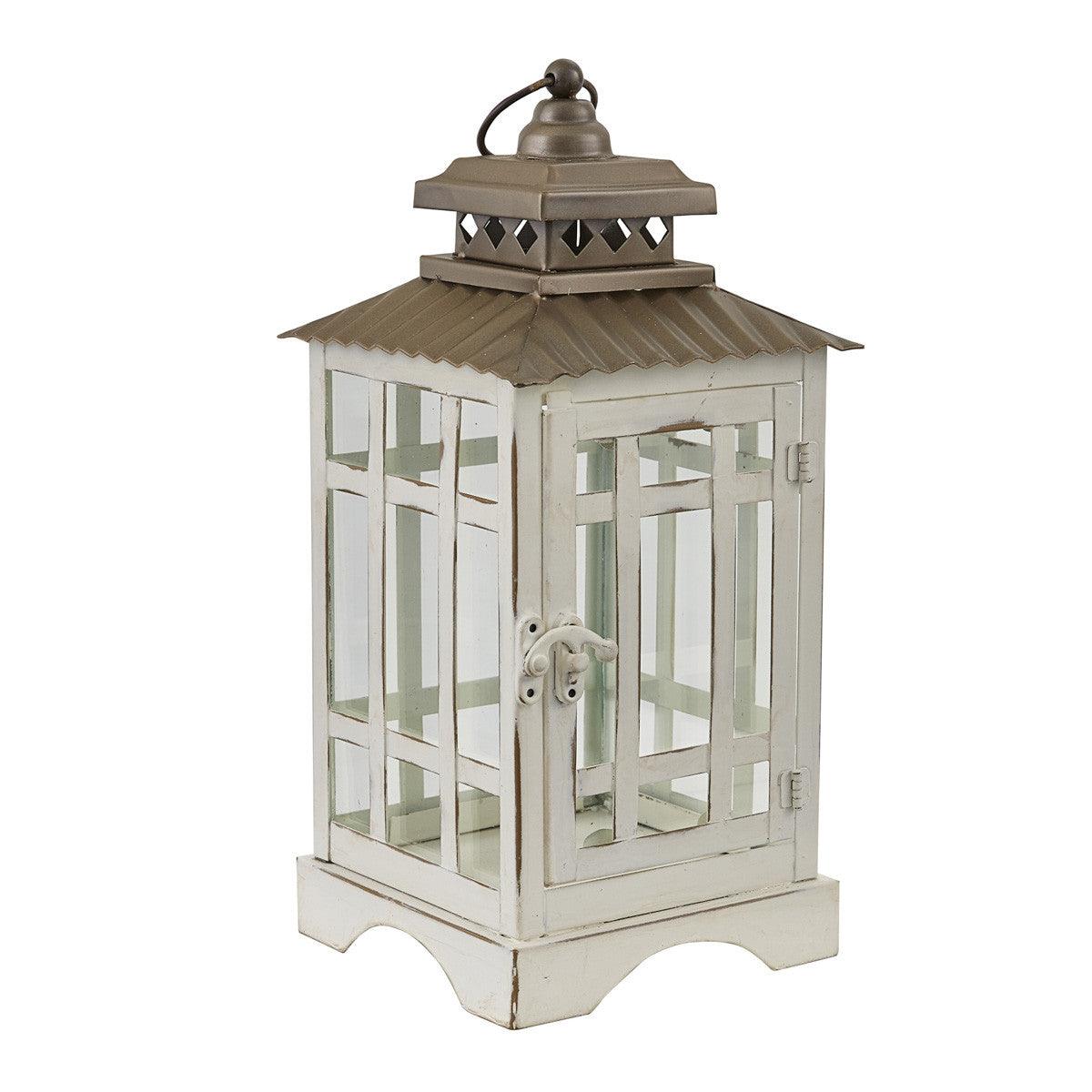 White Lantern - Small 11x5 Park Designs - The Fox Decor
