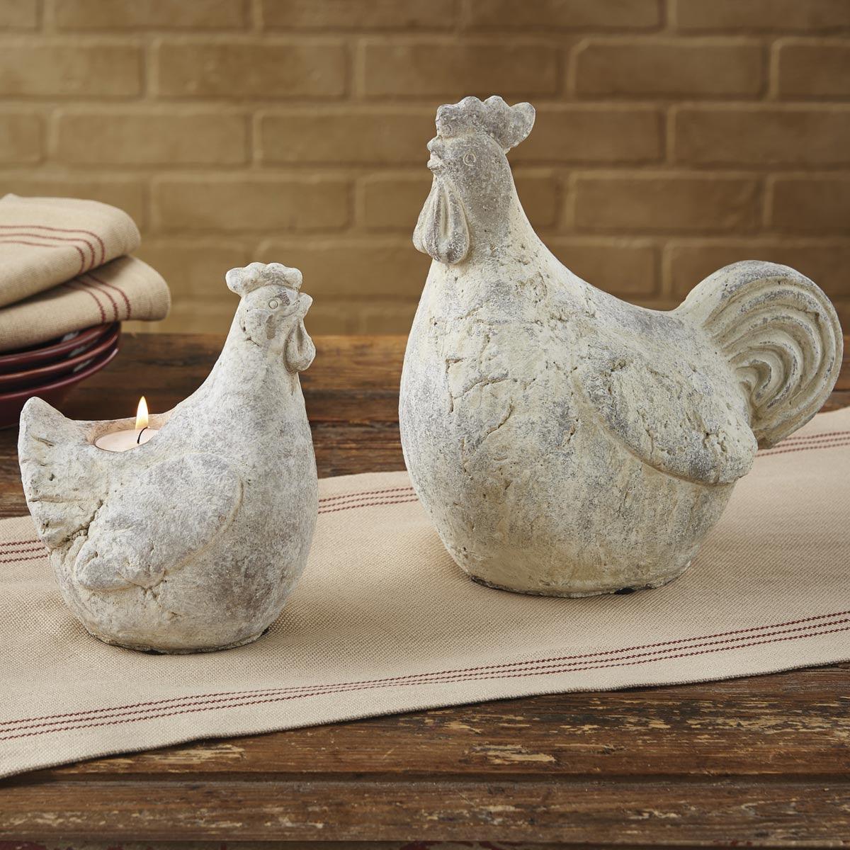 Cement Hen Large - Park Designs - The Fox Decor