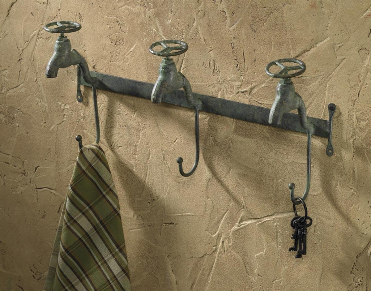 Water Faucet Triple Hook - Park Designs - The Fox Decor