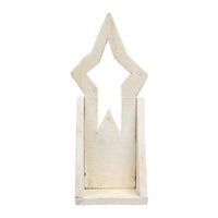 Thumbnail for Rustic Wood Primitive Star Cutout Sconce Shelf 2 Asstd - The Fox Decor