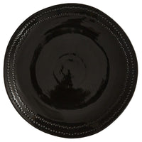 Peyton Dinner Plate - Black Set of 8 Park Designs - The Fox Decor