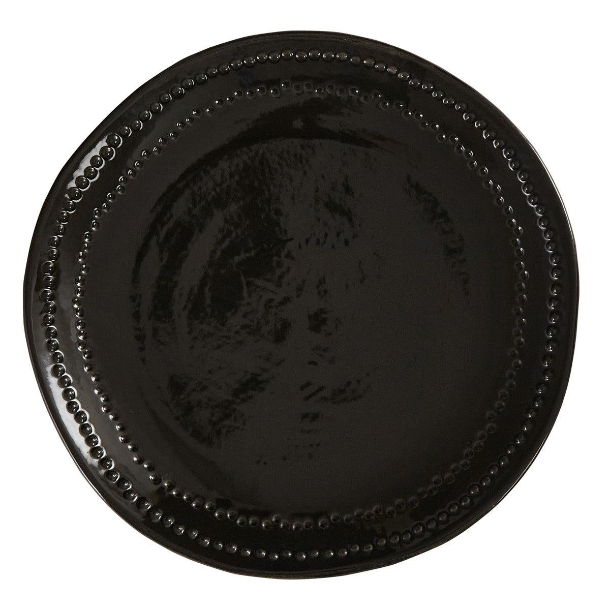 Peyton Salad Plate - Black Set of 8 Park Designs - The Fox Decor