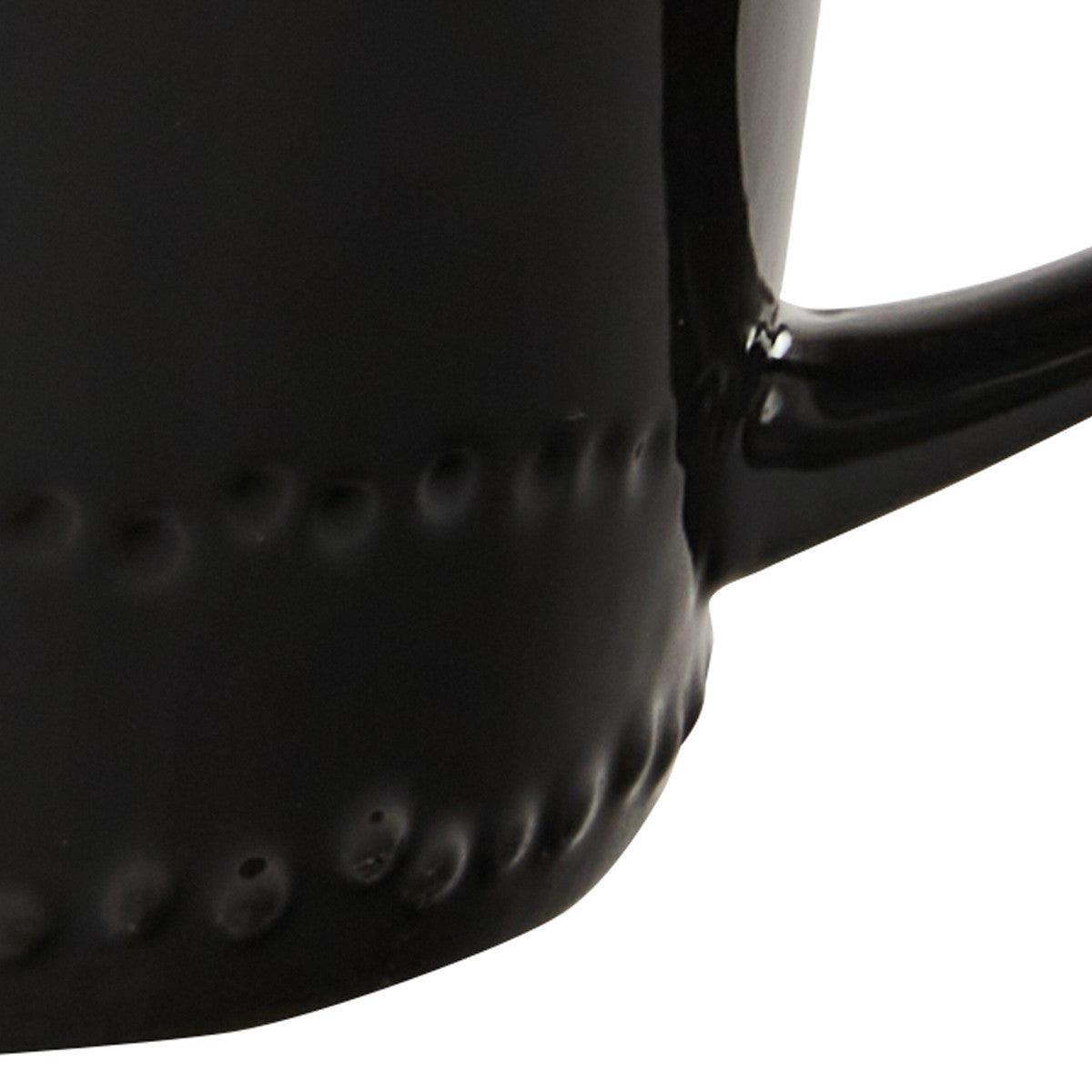 Peyton Mug - Black Set of 8 Park Designs - The Fox Decor
