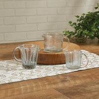 Thumbnail for Small Glass Pitcher - Grid Set of 2 Park Designs - The Fox Decor