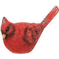 Resin Sparkle Cardinal Figure 3 Asstd - The Fox Decor