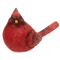 Resin Sparkle Cardinal Figure 3 Asstd - The Fox Decor