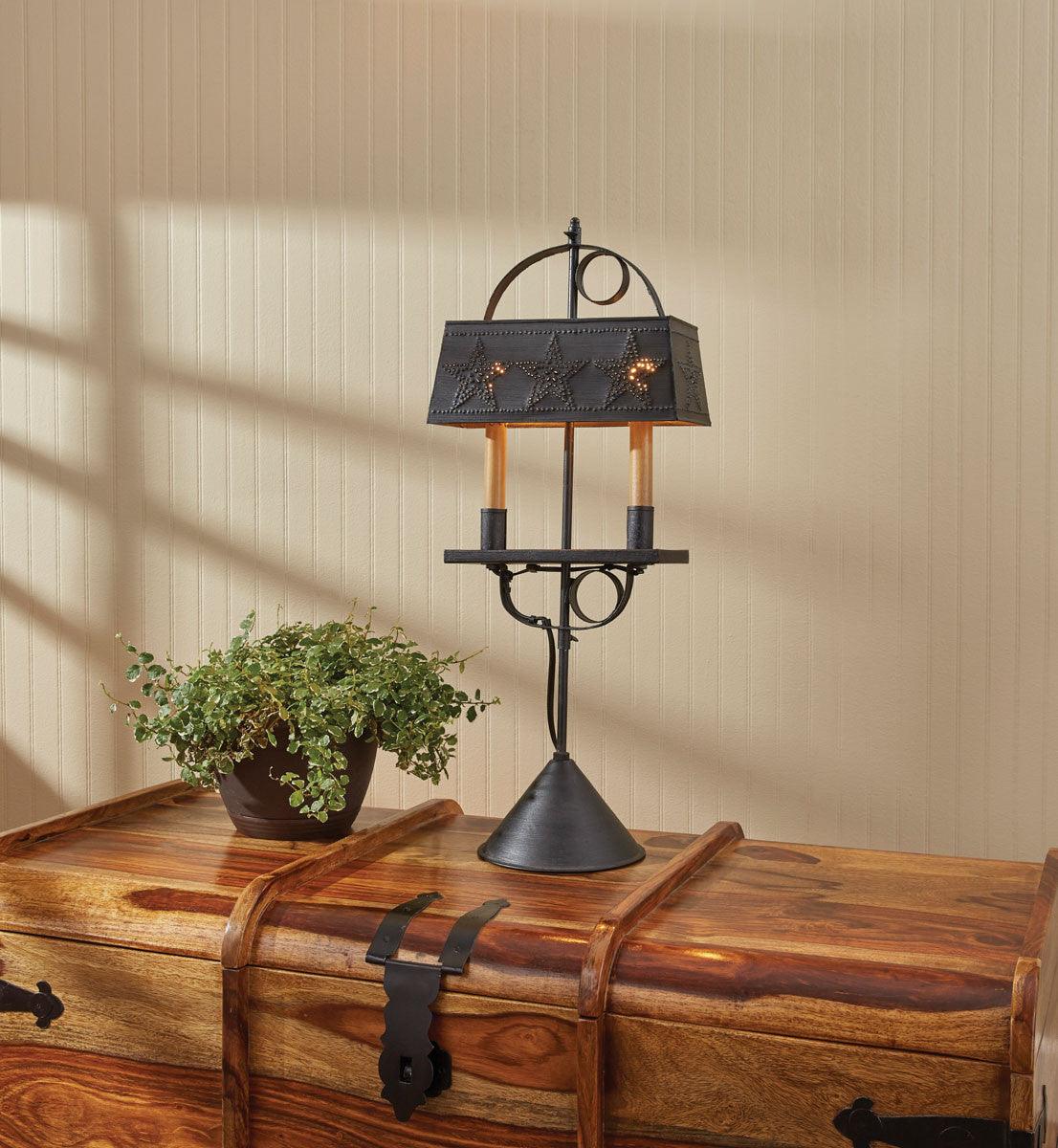 2-Taper Adjustable Lamp - Park Designs - The Fox Decor
