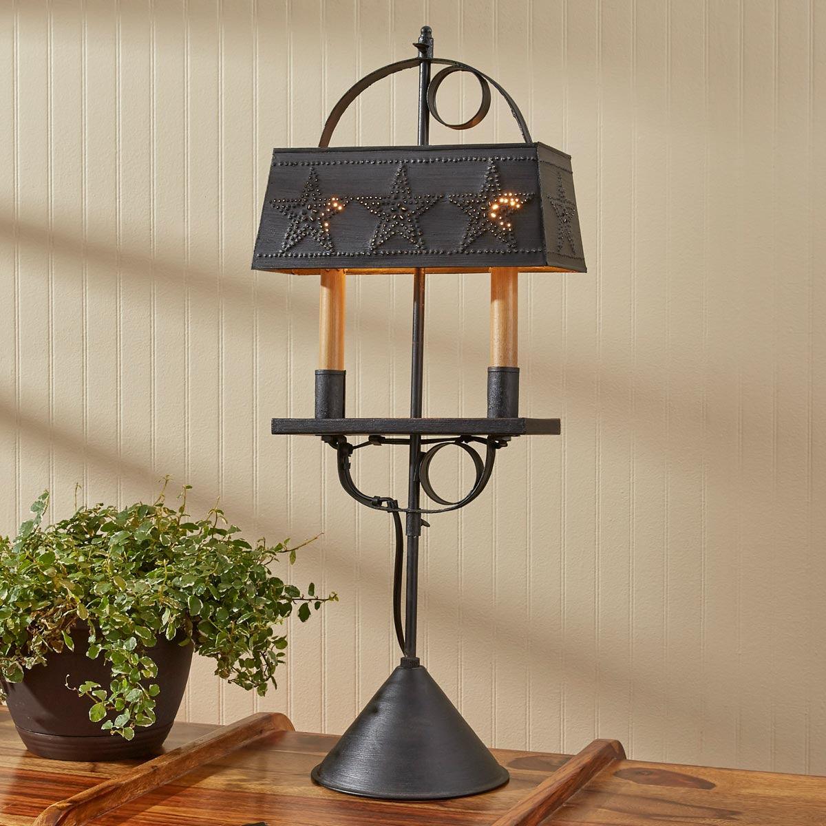 2-Taper Adjustable Lamp - Park Designs - The Fox Decor