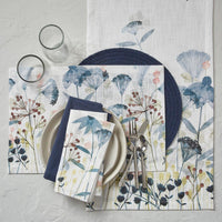 Thumbnail for Layered Gardens Printed Napkin - Set of 4 Park Designs - The Fox Decor