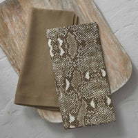 Thumbnail for Snakeskin Printed Napkin - Set of 8 Park Designs - The Fox Decor