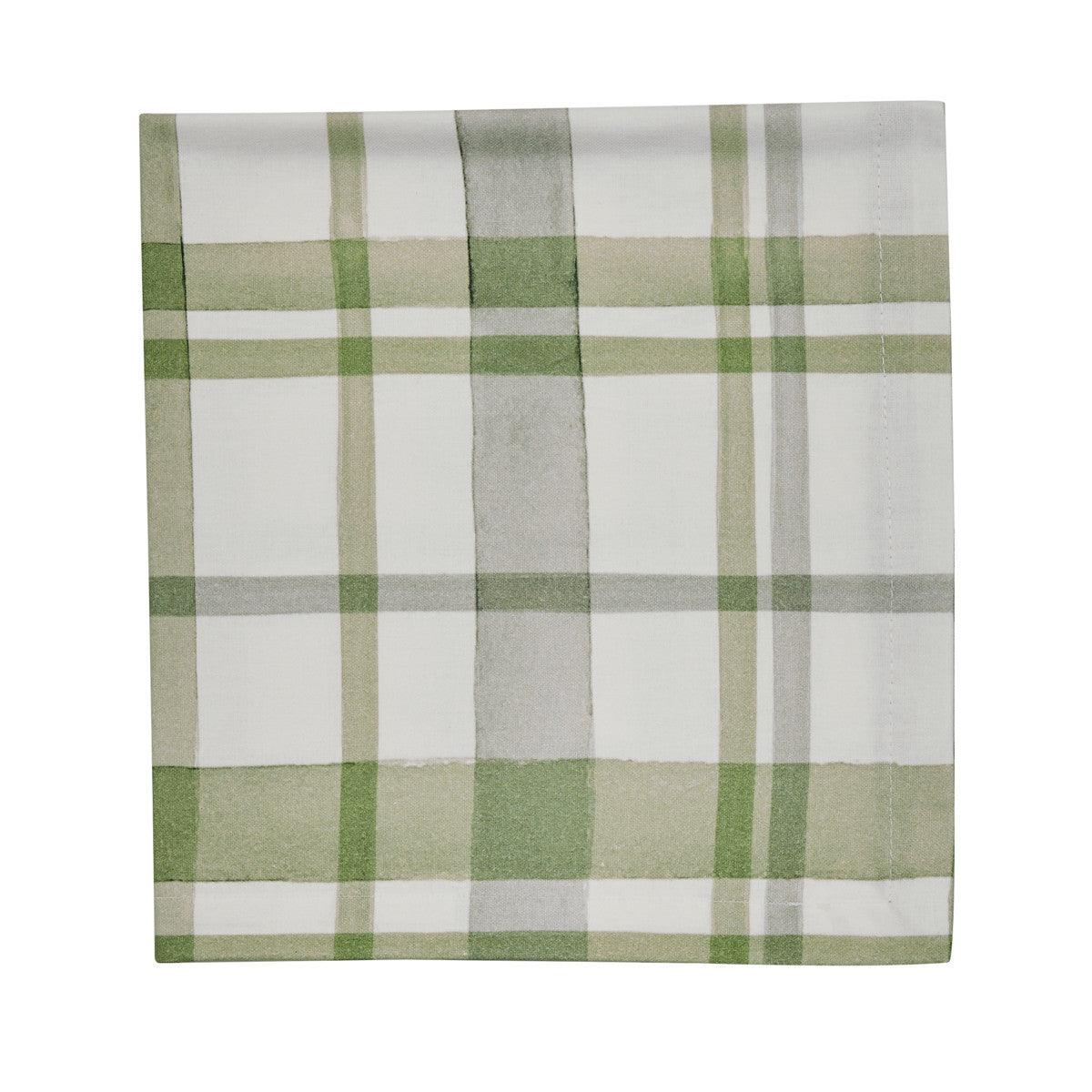 Greenlee Printed Plaid Napkins  - Set Of 12  Park Designs