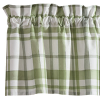 Thumbnail for Greenlee Printed Plaid Valance 14