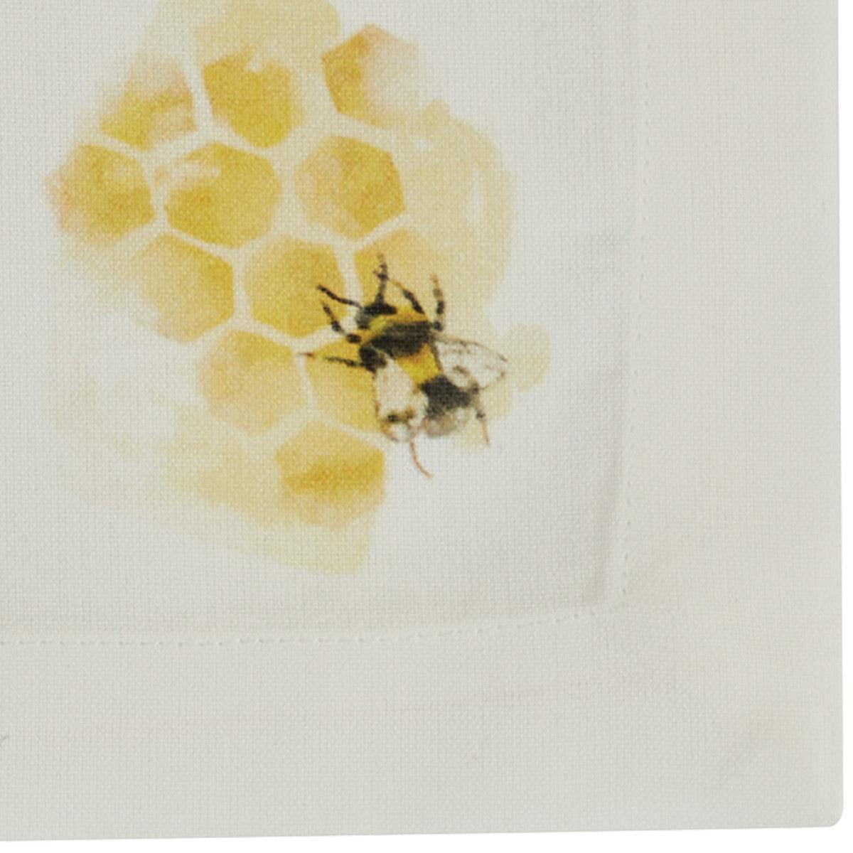 Bee Happy Napkin - Set of 12 Park Designs - The Fox Decor