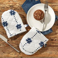 Blue Daisy Mini Mitts - Park Designs - The Fox Decor