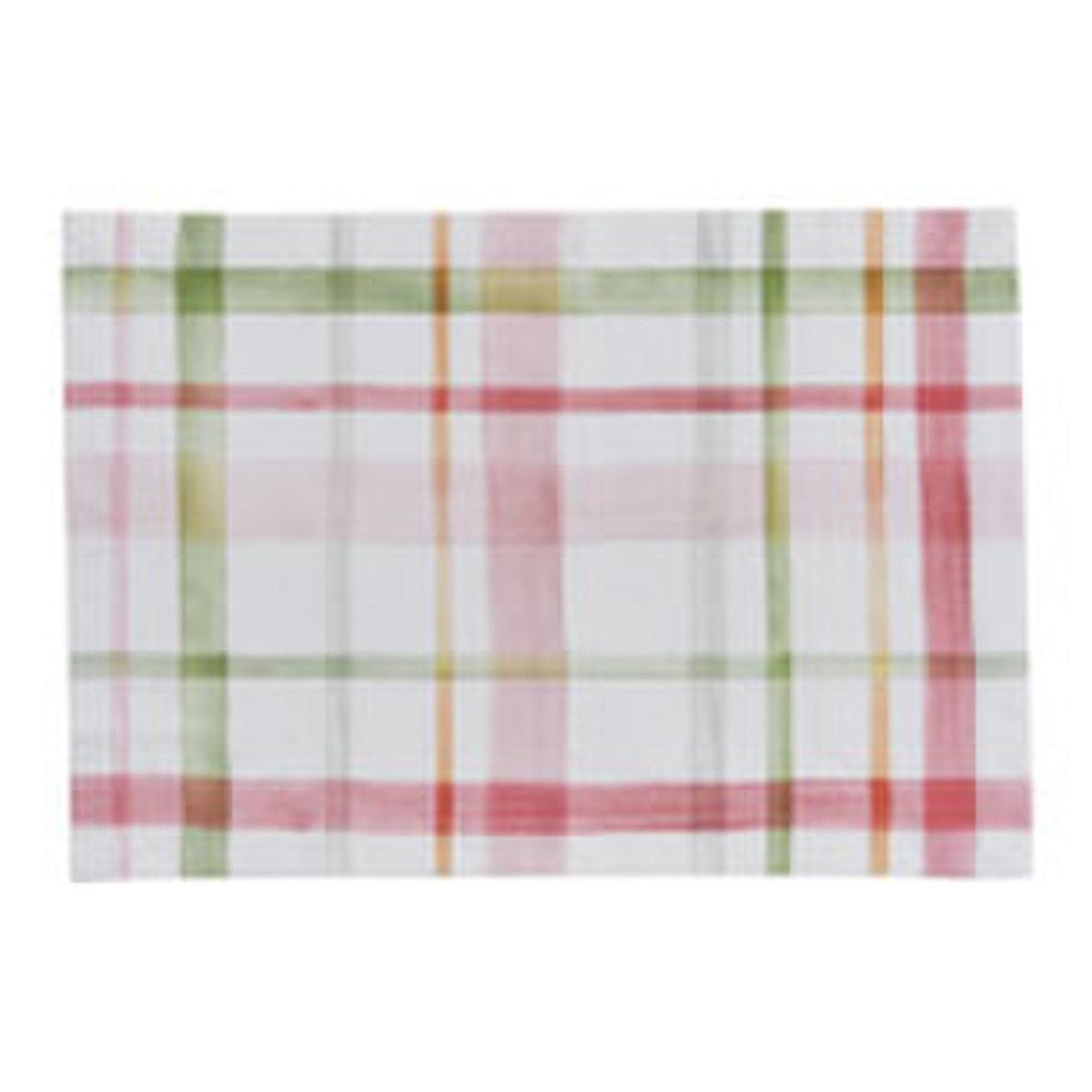Bella Watercolor Plaid Napkin - Set of 4 Park Designs - The Fox Decor