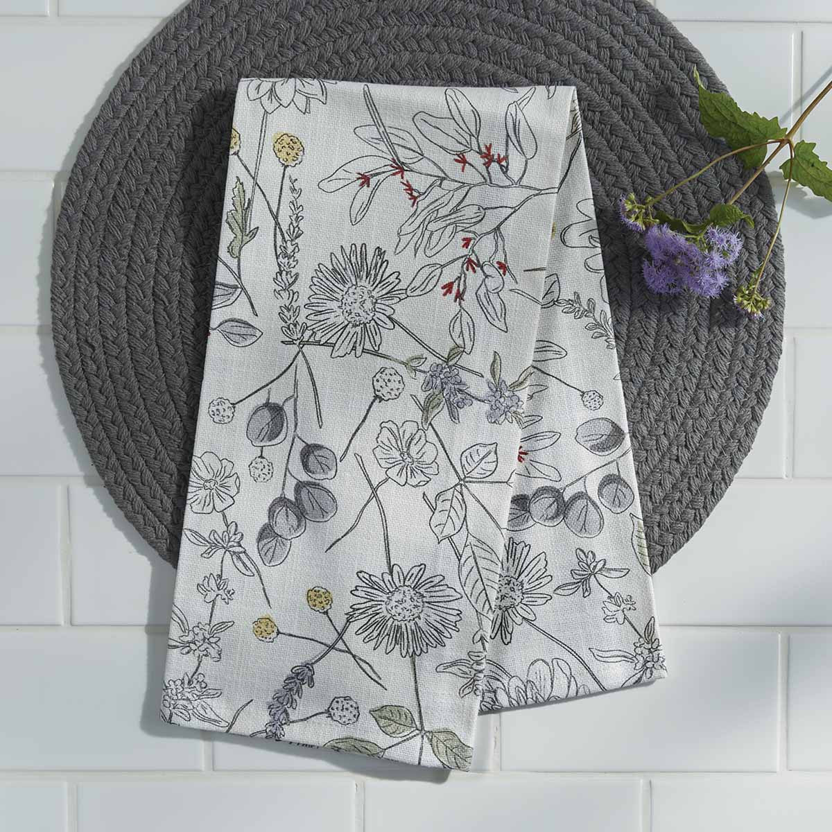 Chloe Floret Printed Towel - Set of 2 Park Designs