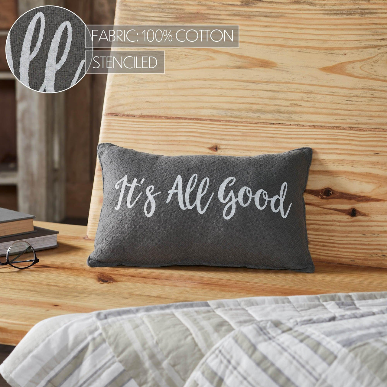 Finders Keepers It's All Good Pillow 9.5x14 - The Fox Decor