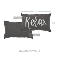 Finders Keepers Relax Pillow 9.5x14 - The Fox Decor