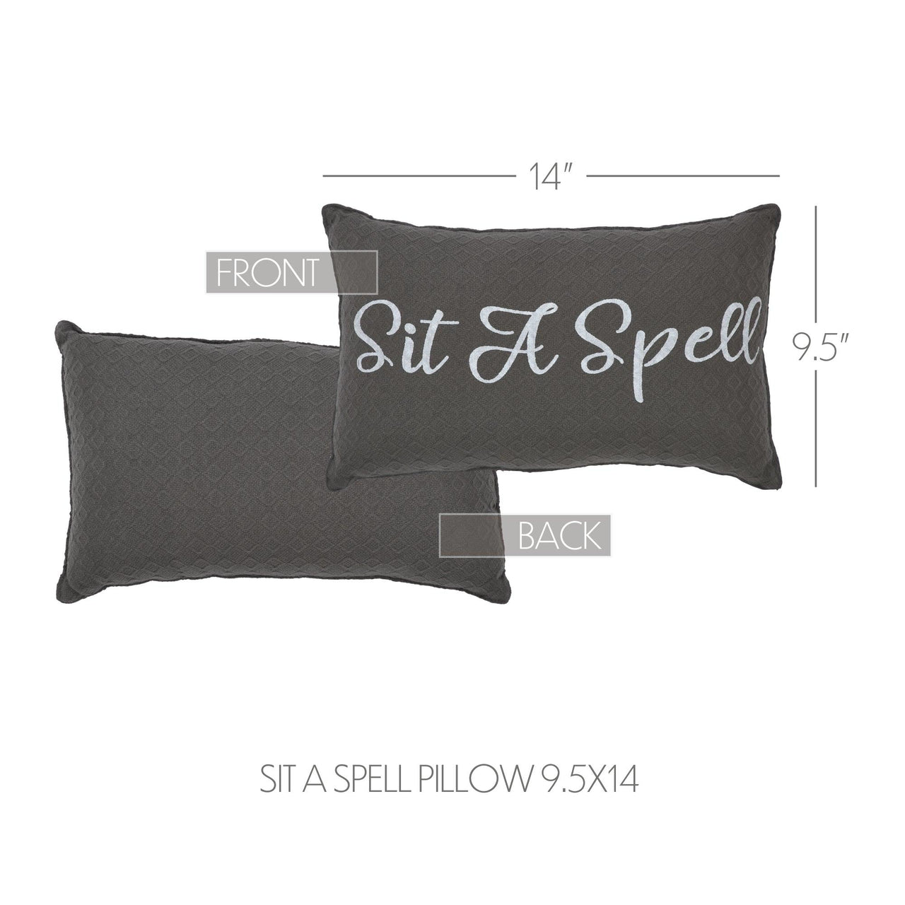 Finders Keepers Sit A Spell Pillow 9.5x14 - The Fox Decor