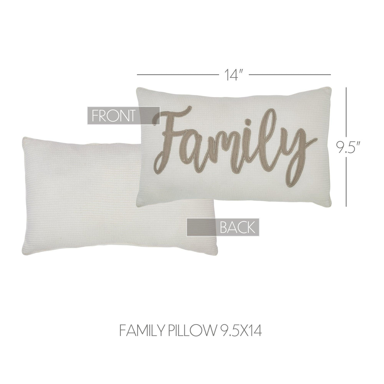 Finders Keepers Family Pillow 9.5x14 - The Fox Decor