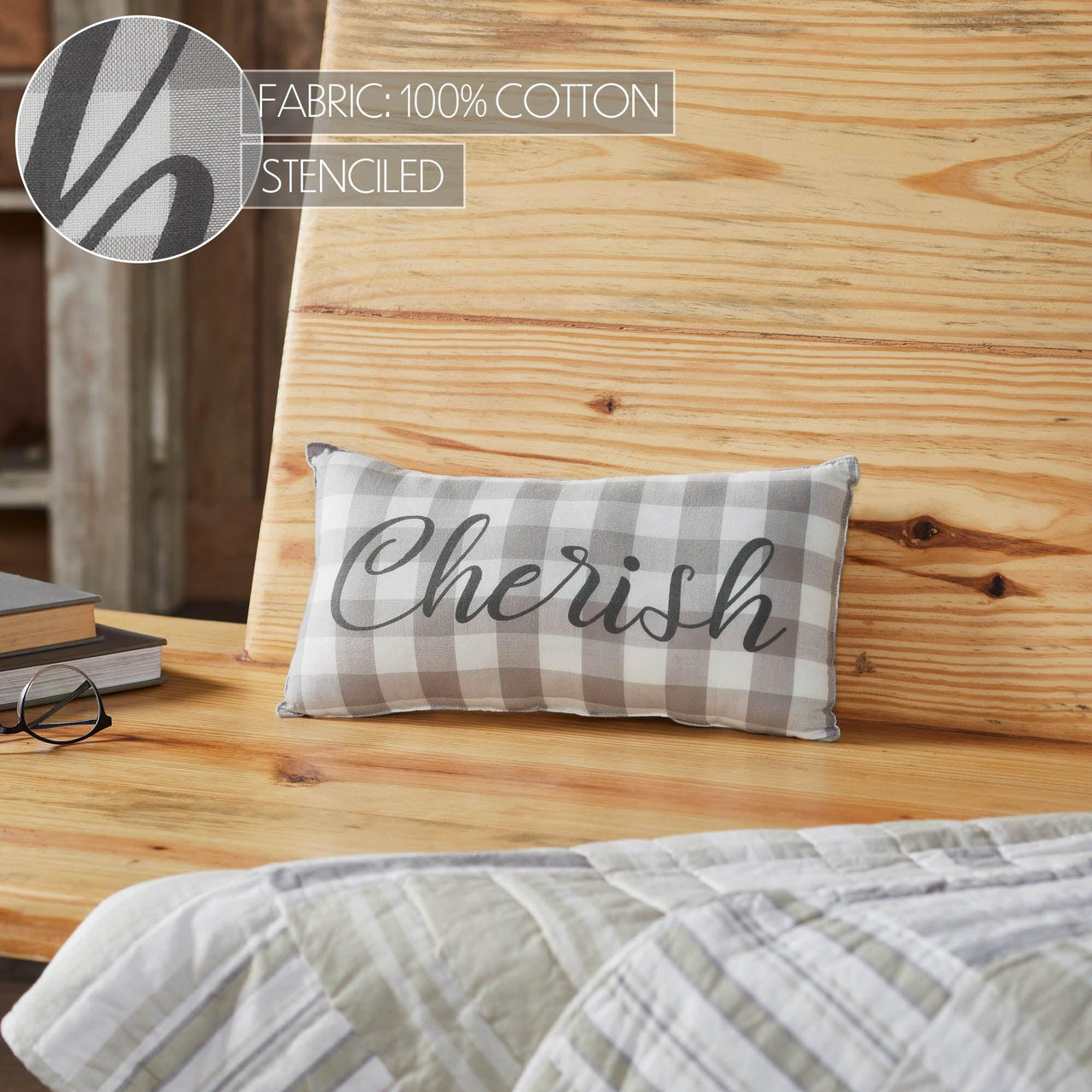 Finders Keepers Cherish Pillow 7x13 - The Fox Decor