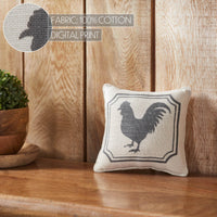 Thumbnail for Finders Keepers Rooster Silhouette Pillow 6x6 - The Fox Decor