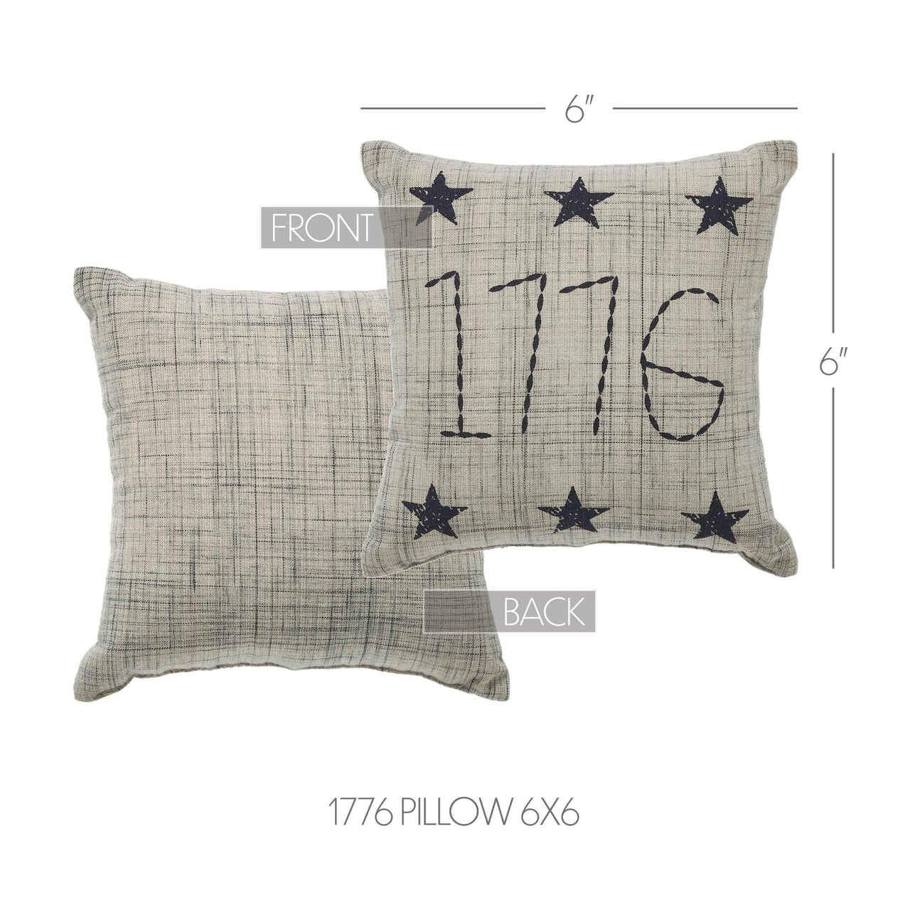 My Country 1776 Pillow 6x6 - The Fox Decor