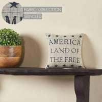 My Country Land of the Free Pillow 6x6 - The Fox Decor