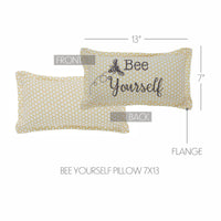 Thumbnail for Buzzy Bees Bee Yourself Pillow 7x13 - The Fox Decor