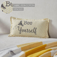 Thumbnail for Buzzy Bees Bee Yourself Pillow 7x13 - The Fox Decor