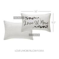 Thumbnail for Finders Keepers Love U More Pillow 9.5x14 - The Fox Decor