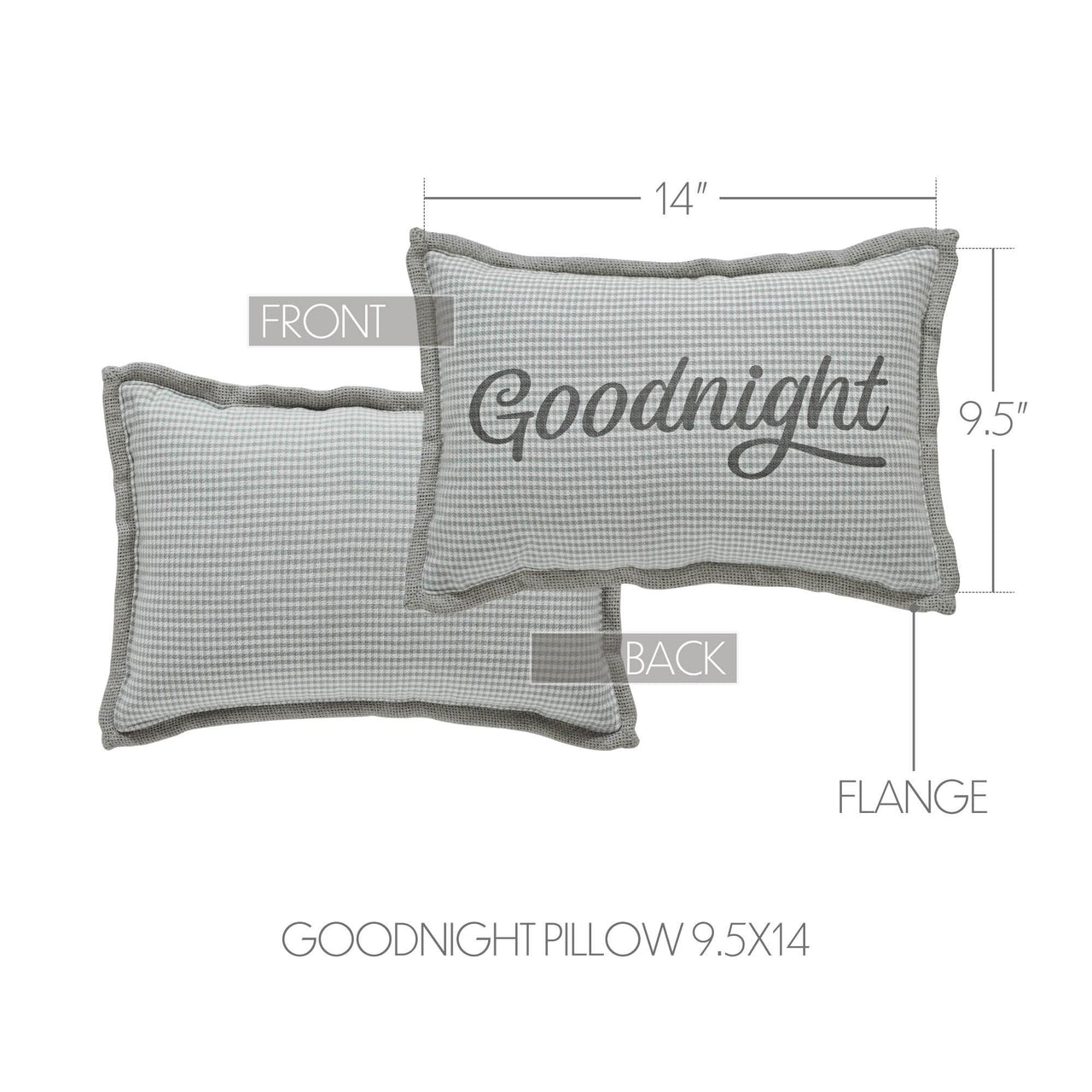 Finders Keepers Goodnight Pillow 9.5x14 - The Fox Decor